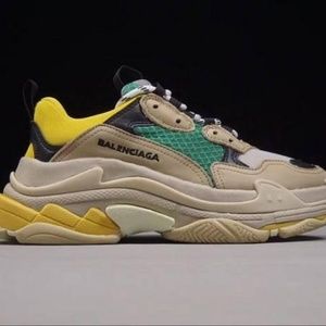 Balenciaga Fall Winter Triple-s Green Grey Ye